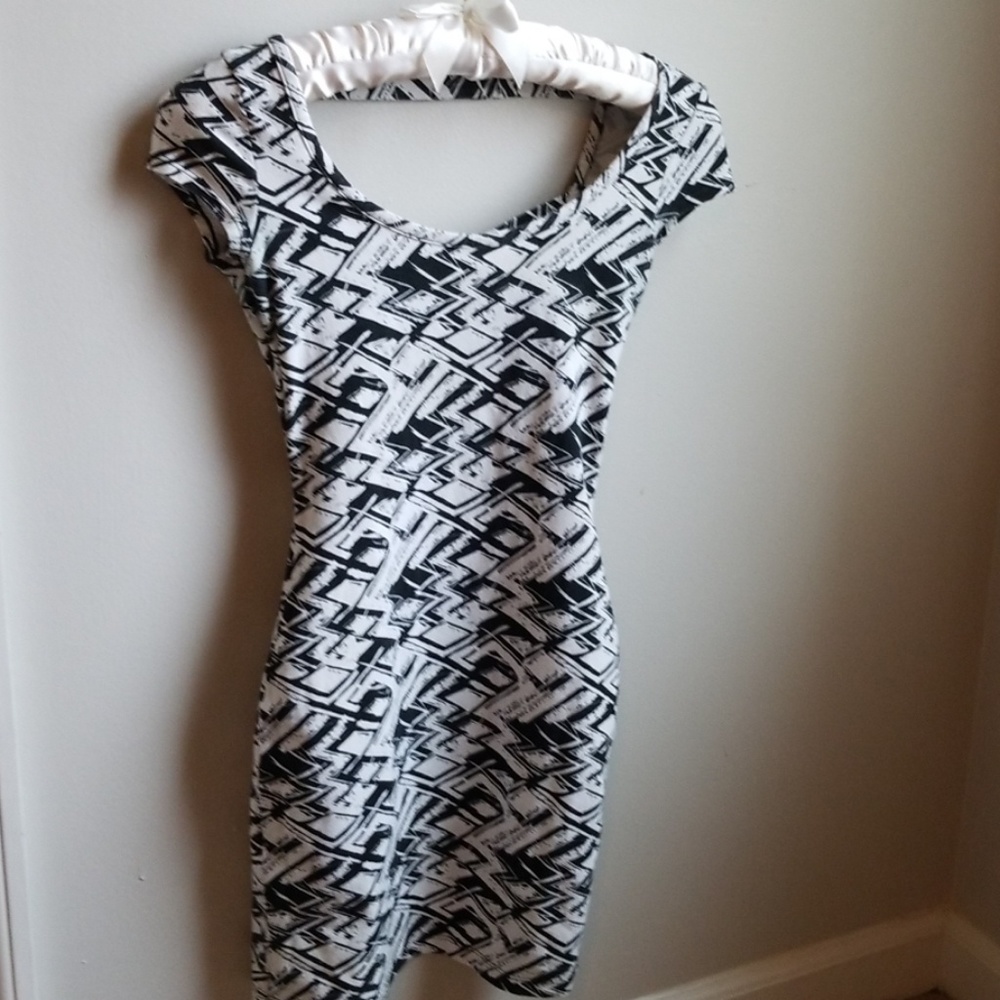 Abstract Mini Dress